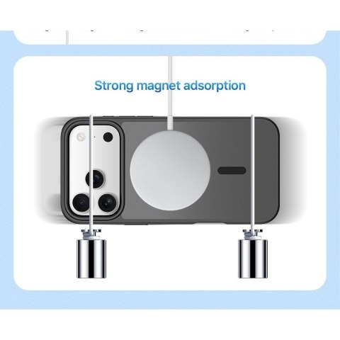 DUX DUCIS futerał YIND kompatybilny z MagSafe do iPhone 18 Pro Max / 17 Pro Max (Open Ring Version) jasno różowy