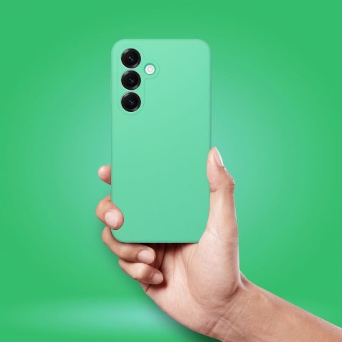 Etui na Honor 400 5G Silicone 2mm (camera protection) miętowe