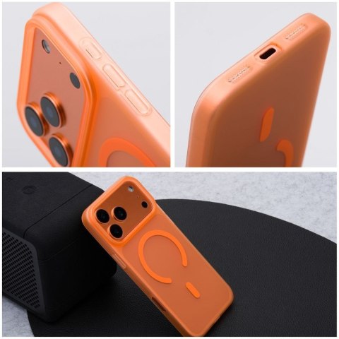 Etui na Honor 400 Go Orange zgodne z MagSafe pomarańczowe