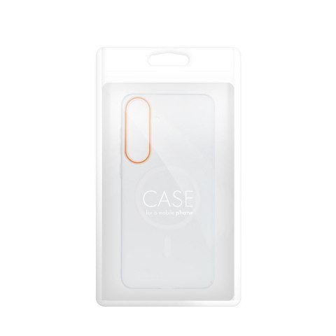 Etui na Honor 400 PRO Go Orange zgodne z MagSafe transparentne