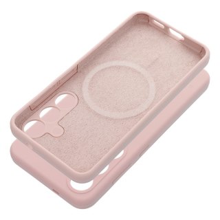 Etui na Honor 400 SMART Silicone 2mm (camera protection) zgodne z MagSafe pudrowy różowe
