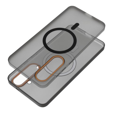 Etui na Honor 600 LITE Go Orange zgodne z MagSafe czarne