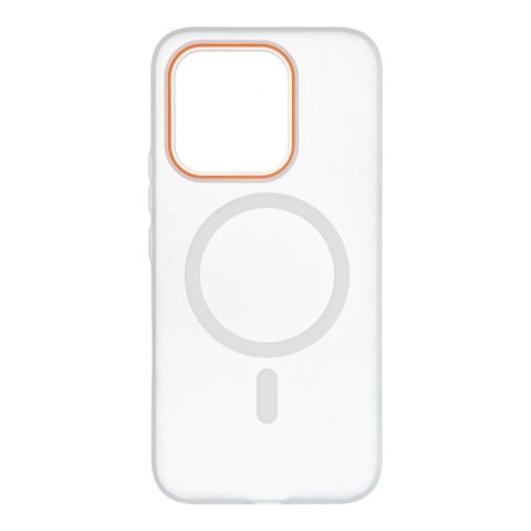 Etui na Honor 600 LITE Go Orange zgodne z MagSafe transparentne