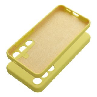 Etui na Honor X6C Silicone 2mm (camera protection) zółte