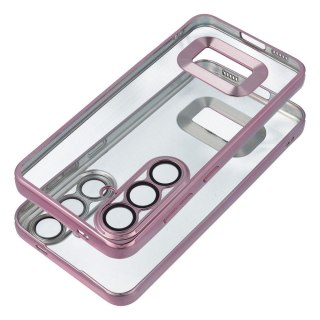 Etui na Honor X7A Glam pudrowy róż