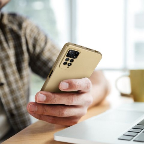 Etui na Honor X7A Metallic złote