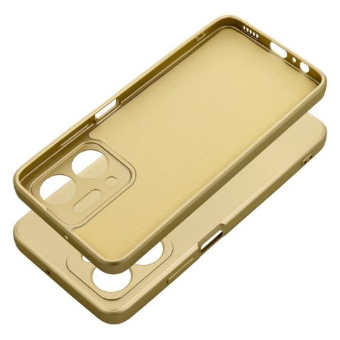 Etui na Honor X7A Metallic złote