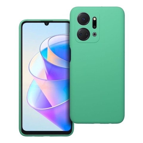 Etui na Honor X7A Silicone 2mm (camera protection) miętowe