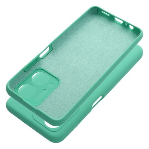 Etui na Honor X7A Silicone 2mm (camera protection) miętowe