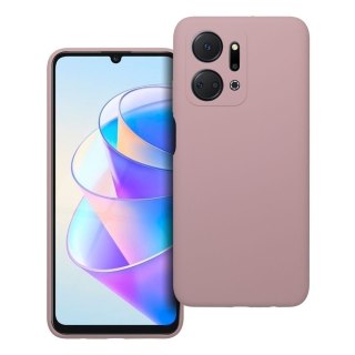 Etui na Honor X7A Silicone 2mm (camera protection) pudrowy róż