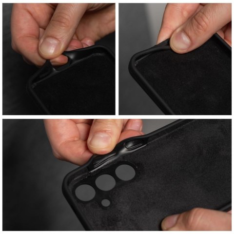 Etui na Honor Magic 7 PRO Silicone 2mm (camera protection) czarne