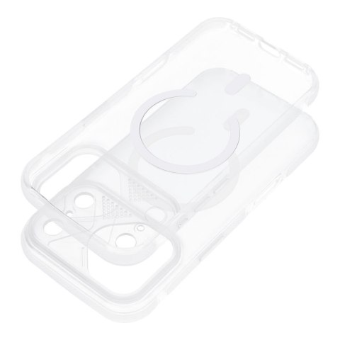 Etui na iPhone 11 Aurora zgodne z MagSafe białe