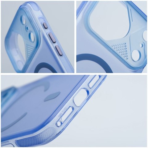 Etui na iPhone 11 Aurora zgodne z MagSafe niebieskie