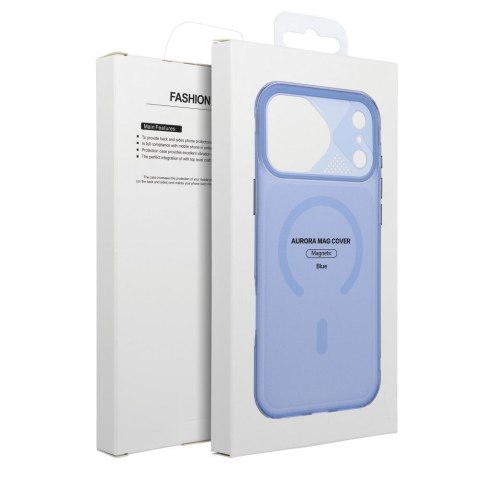 Etui na iPhone 11 Aurora zgodne z MagSafe niebieskie