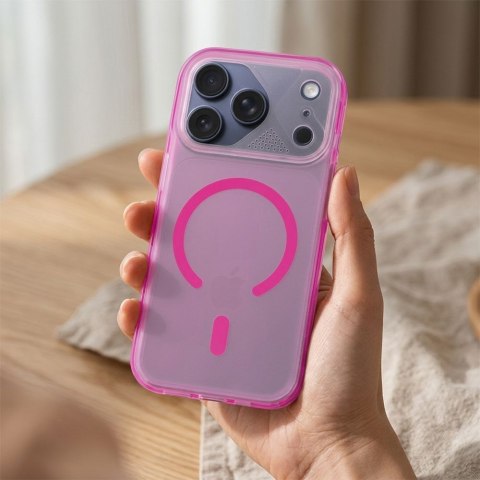 Etui na iPhone 11 Aurora zgodne z MagSafe różowe