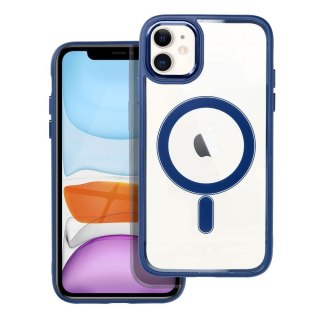 Etui na iPhone 11 Color Edge Mag Cover zgodne z MagSafe niebieskie