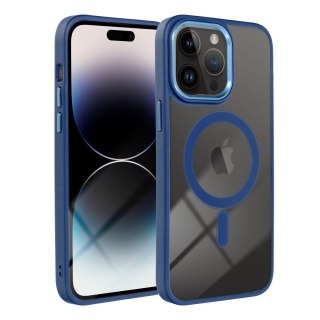 Etui na iPhone 11 Color Edge Mag Cover zgodne z MagSafe niebieskie
