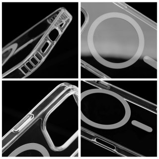 Etui na iPhone 11 Drop Glue Colorful Ring Mag Cover zgodne z MagSafe szare