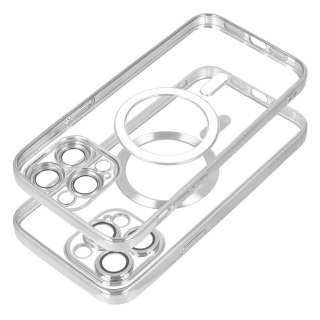 Etui na iPhone 11 Electro Mag Cover zgodne z MagSafe srebrne