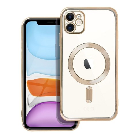 Etui na iPhone 11 Electro Mag Cover zgodne z MagSafe złote