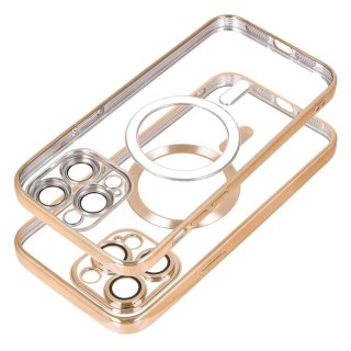 Etui na iPhone 11 Electro Mag Cover zgodne z MagSafe złote