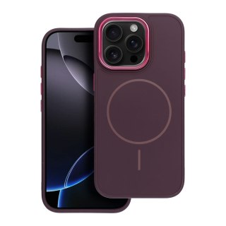 Etui na iPhone 11 Frame Mag Cover zgodne z MagSafe fioletowe