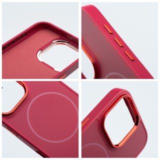 Etui na iPhone 11 Frame Mag Cover zgodne z MagSafe magenta