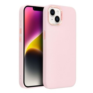 Etui na iPhone 11 Frame pudrowy róż