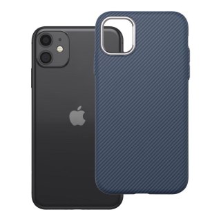 Etui na iPhone 11 K-Look zgodne z MagSafe niebieskie