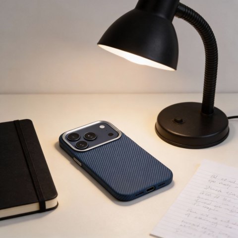 Etui na iPhone 11 K-Look zgodne z MagSafe niebieskie