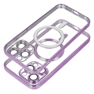 Etui na iPhone 11 PRO Electro Mag Cover zgodne z MagSafe fioletowy