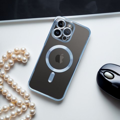 Etui na iPhone 11 PRO Electro Mag Cover zgodne z MagSafe niebieskie