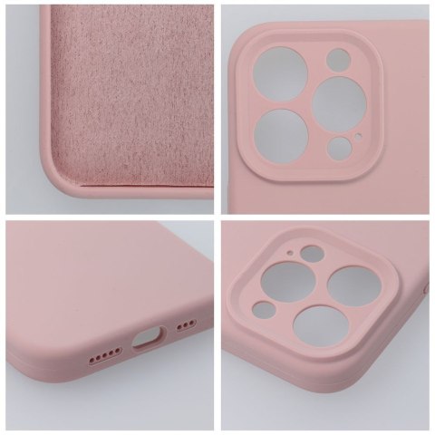 Etui na iPhone 11 Silicone 2mm (camera protection) pudrowy róż