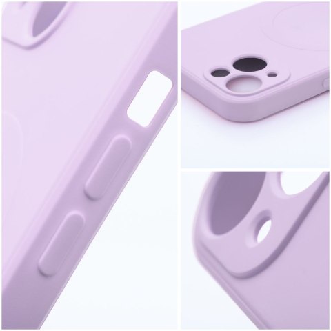 Etui na iPhone 11 Silicone Mag Cover zgodne z MagSafe (camera protection) różowe