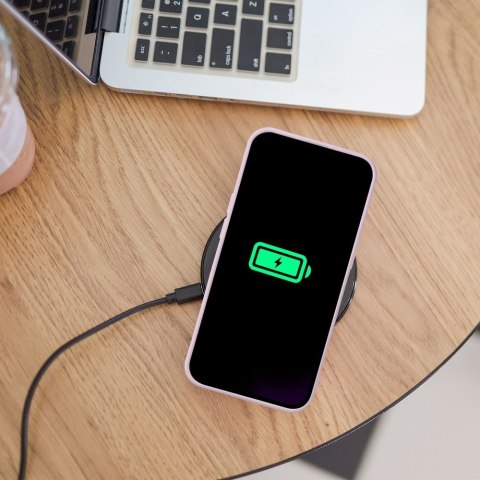 Etui na iPhone 11 Silicone Mag Cover zgodne z MagSafe (camera protection) różowe