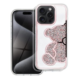 Etui na iPhone 11 Teddy Bear różowe