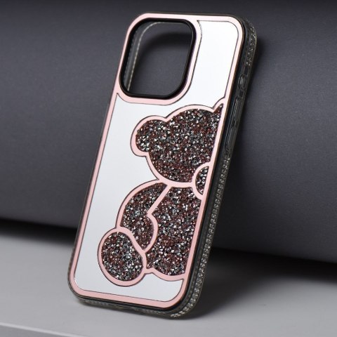 Etui na iPhone 11 Teddy Bear różowe