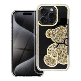 Etui na iPhone 11 Teddy Bear złote