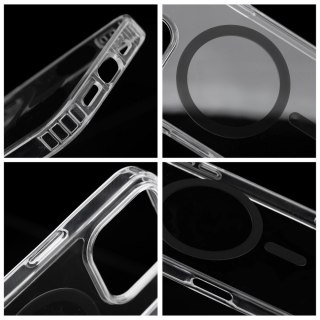 Etui na iPhone 12 / 12 PRO Drop Glue Colorful Ring Mag Cover zgodne z MagSafe czarne