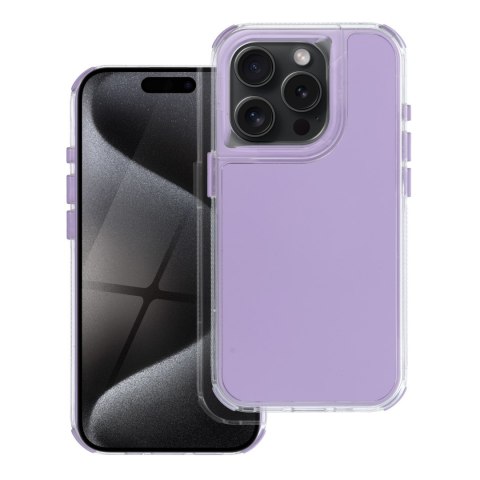 Etui na iPhone 12 / 12 PRO Matrix jasnofioletowe