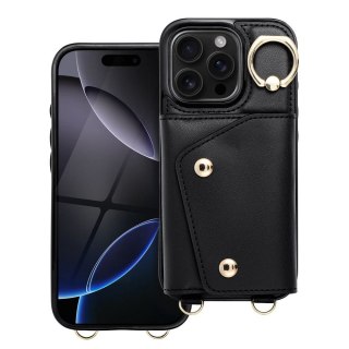 Etui na iPhone 12 / 12 PRO Wonder z portfelem czarne