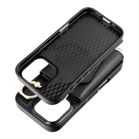Etui na iPhone 12 / 12 PRO Wonder z portfelem czarne