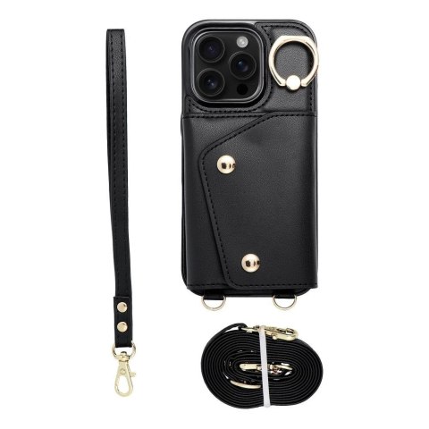 Etui na iPhone 12 / 12 PRO Wonder z portfelem czarne