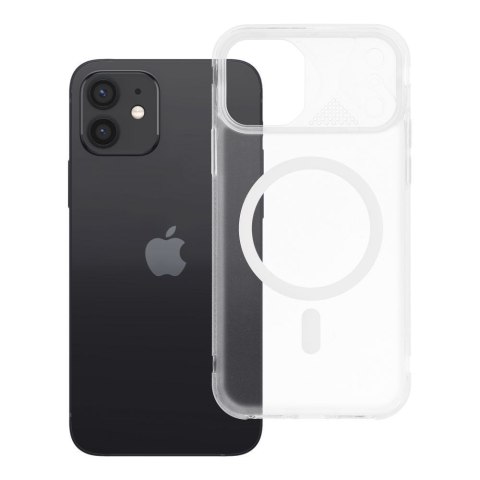 Etui na iPhone 12 / 12 Pro Aurora zgodne z MagSafe białe