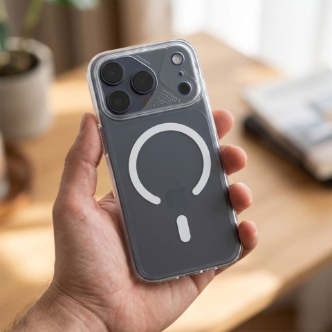 Etui na iPhone 12 / 12 Pro Aurora zgodne z MagSafe białe