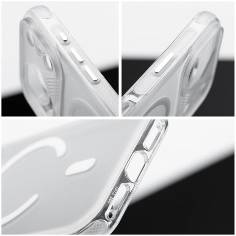 Etui na iPhone 12 / 12 Pro Aurora zgodne z MagSafe białe