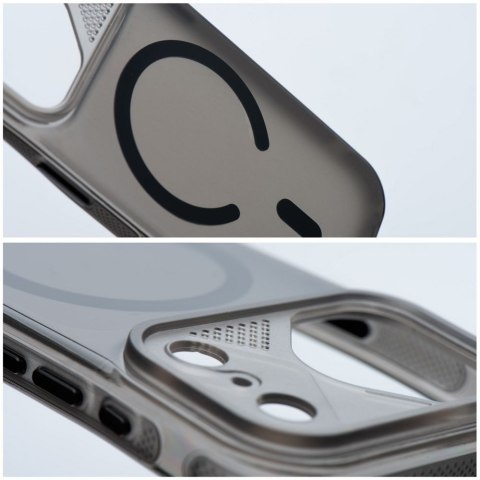 Etui na iPhone 12 / 12 Pro Aurora zgodne z MagSafe czarne