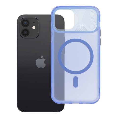 Etui na iPhone 12 / 12 Pro Aurora zgodne z MagSafe niebieskie