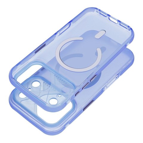 Etui na iPhone 12 / 12 Pro Aurora zgodne z MagSafe niebieskie
