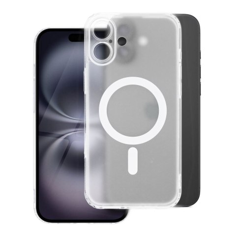 Etui na iPhone 12 PRO MAX Frost Mag Cover zgodne z MagSafe (camera protection) transparentne zmrożony